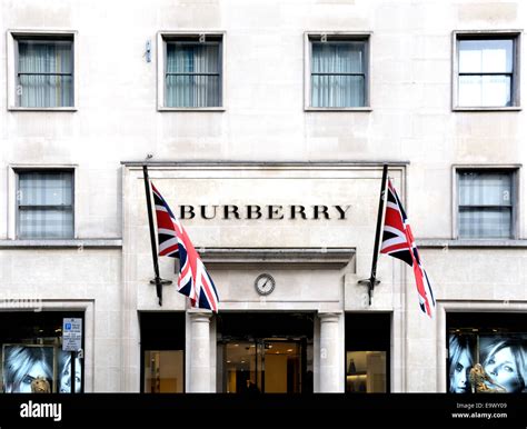 Burberry store in London england